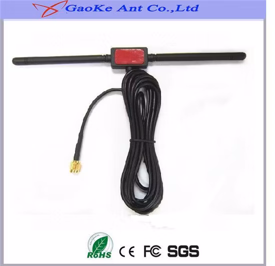 Antena DVB-T de bocina con conector macho SMA Antena DVB-T activa